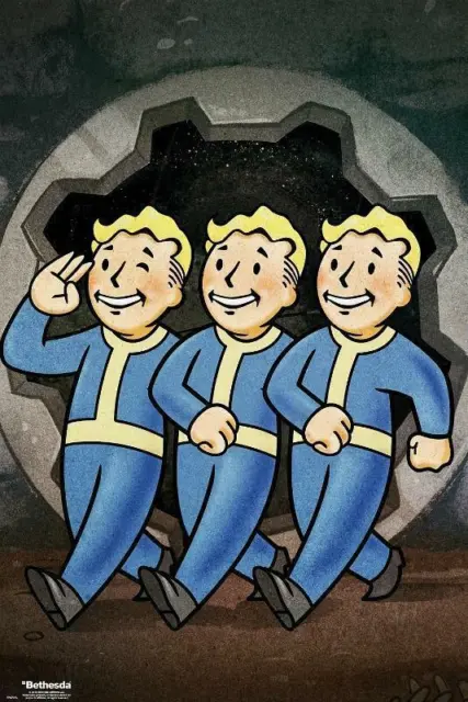 Fallout 76: Vault Boys – Maxi-Poster 61 cm x 91,5 cm neu und versiegelt