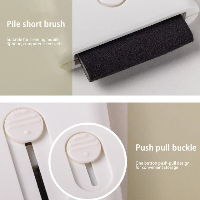 MONITOR KEYBOARD CLEANING Brush Double Head w Screen Phone Laptop Tool