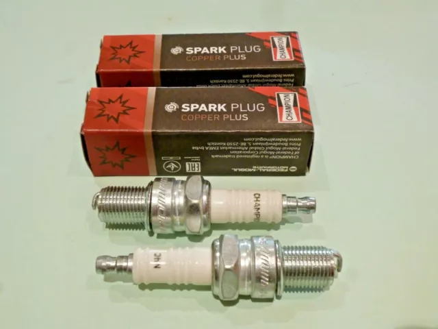 Triumph T120 Tr6 Bonneville Pre 1968 Genuine Champion Spark Plug  N4C Pair