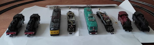 Locomotive vapeur ho mécanique ancienne jouef jf 711 en ance | Clasf