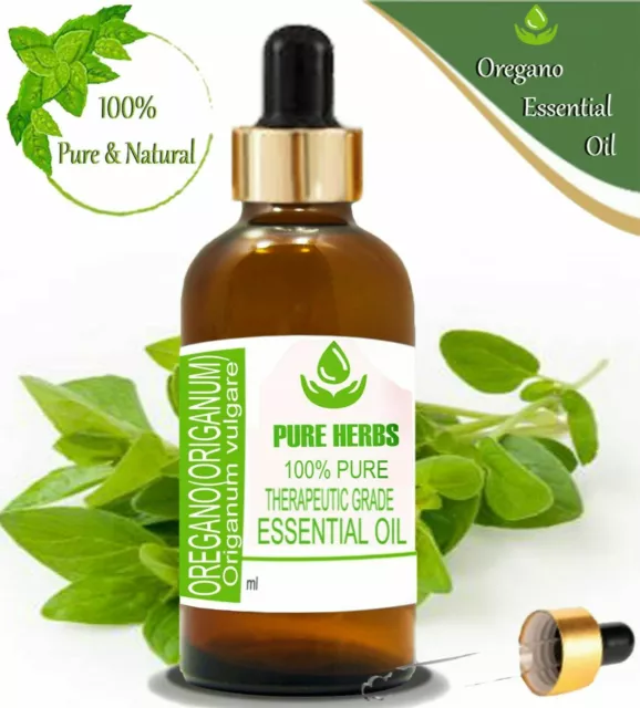 Pure Herbs Oregano 100% Pure & Natural Origanum vulgare Essential Oil