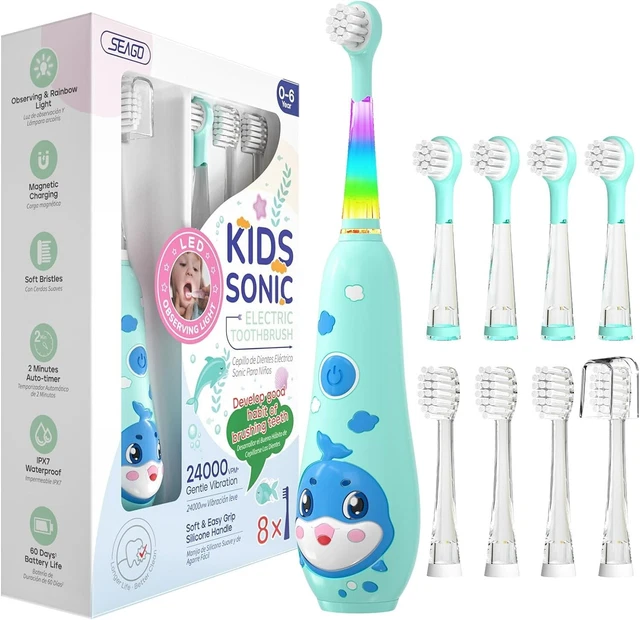 KIDS ELECTRIC TOOTHBRUSHES Rechargeable Children's Power Toothbrush £14