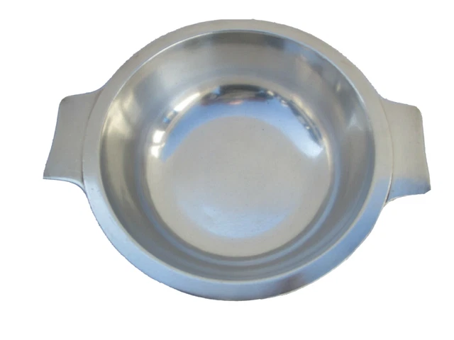 Plat Creux Rond / Légumier Ancien Estampillé EU – Céramique Blanche – Fabrication France