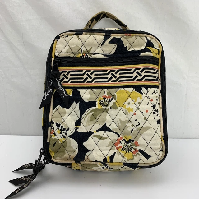Vera Bradley Fiambrera 20.3cm x 17.8cm Negro Amarillo Blanco Floral