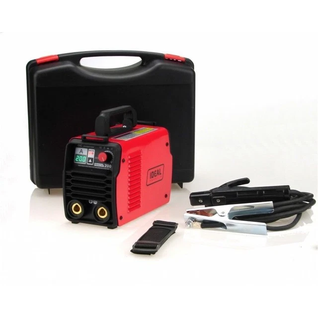 Poste à souder onduleur IDEAL PRAKTIK 200 pour le soudage MMA alimentation monop