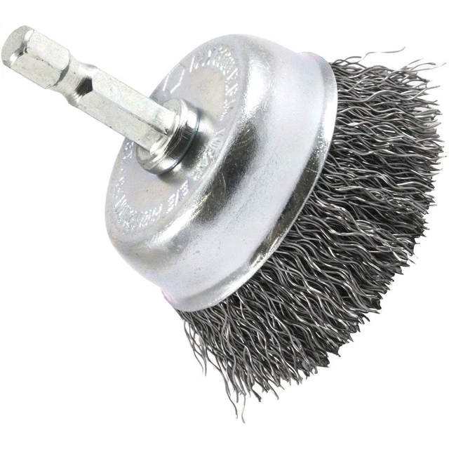 Forney 2 In. 1/4 In. Hex Coarse Drill-Mounted Wire Brush 72729 Forney 72729