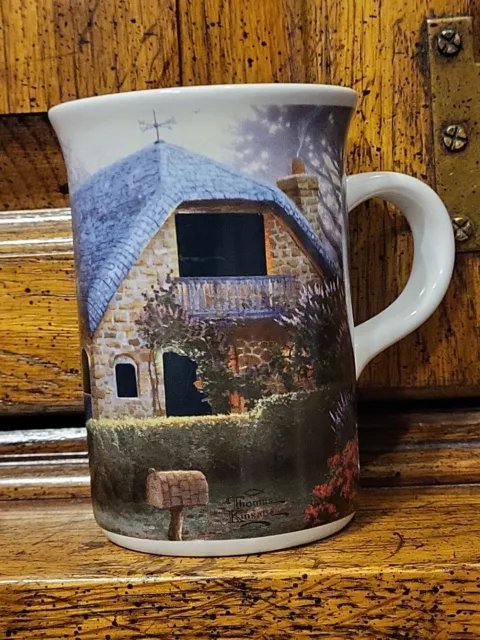 NEW No Box Thomas Kinkade PAINTER OF LIGHT LILAC COTTAGE MUG Tea Cup