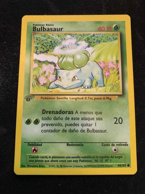 Bulbasaur Pokemon Card BULBASAUR Base Set Pokemon Card 44/102 Common Unlimited Edition, Near Mint Condition Charizard 4 102 Shadowless Bulbasaur Pokemon Card BULBASAUR Base Set Pokemon Card 44/102 Common Unlimited Edition, Near Mint Condition Charizard 4 102 Shadowless