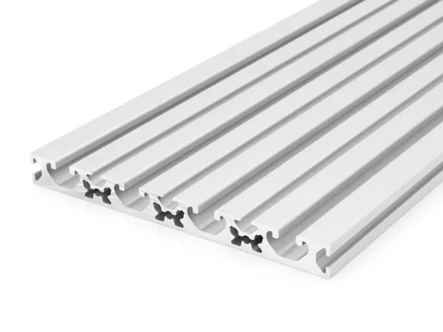 Aluminiumprofil 160x16L I-Typ Nut 8 leicht silb. 160 x 16 ALU (53,90€/m,min.1€)