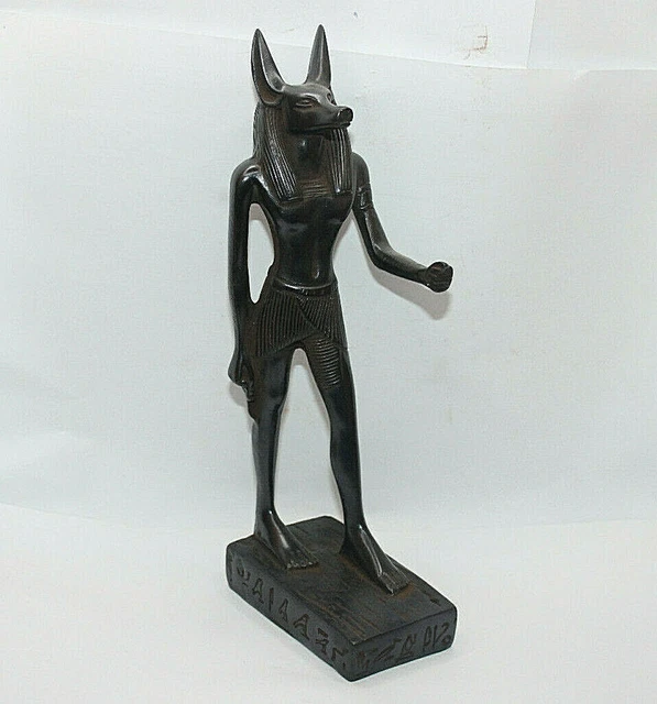 RARE ANCIENT EGYPTIAN ANTIQUE ANUBIS Statue Stand Anubis Statue