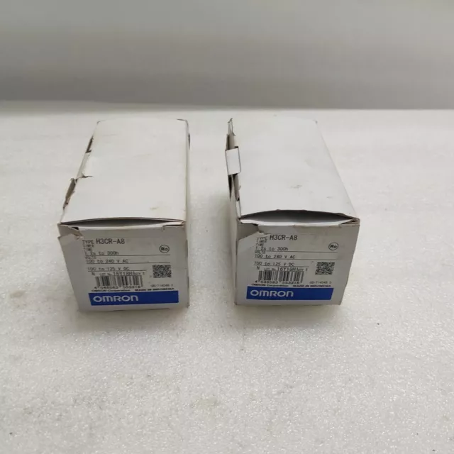 Omron H3Cr-A8 Timer Unit 1.2S-300H 100-240Vac/100-125Vdc