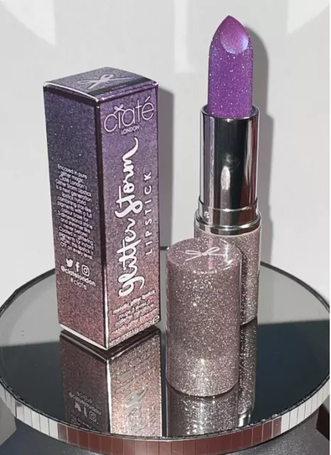 Ciate London Glitter Storm Metallic Glitter Lipstick, Cosmic. NIB