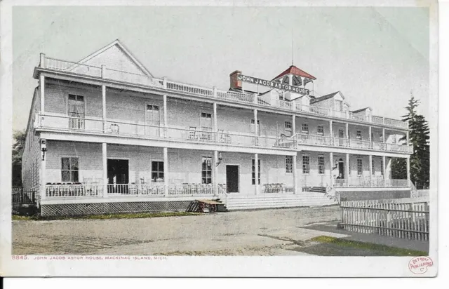Mackinac Island, Michigan MI ~ John Jacob Astor House 1910s