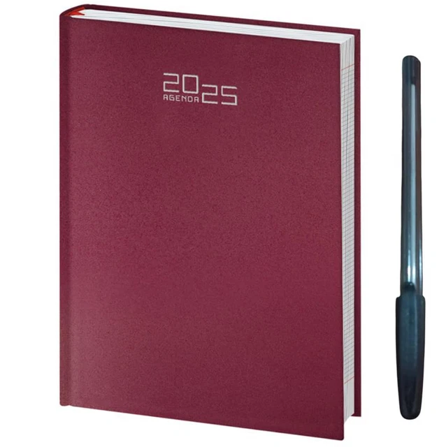 Agenda 2025 Giornaliera A5 - Planner Con Copertina Rigida, Penna Omaggio - Foto 6