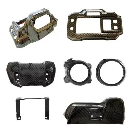 2022 to 2024 Yamaha Zuma 125 MOS Carbon Fiber Front Parts Accessories (5 Items)