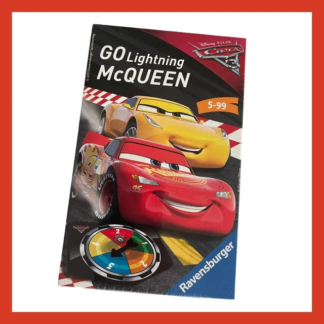 RAVENSBURGER DISNEY PIXAR Cars 3 GO Lightning McQueen ! Spiel 234370 ab ...
