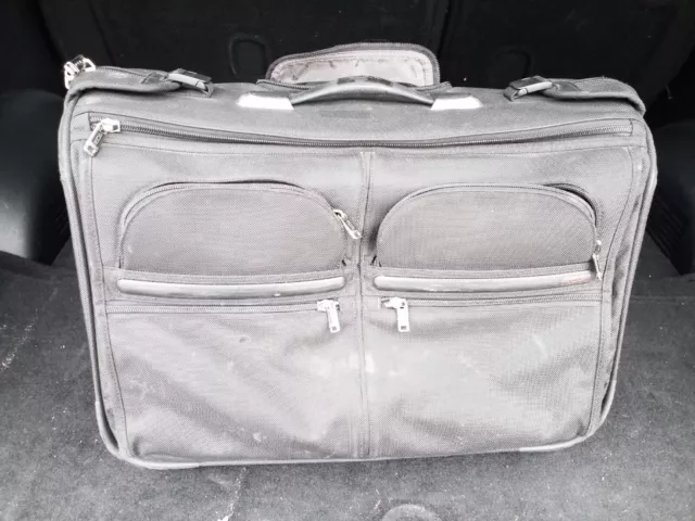 Tumi Alpha Black 2 Wheeled Carry-On Rolling Garment Bag 22033D4