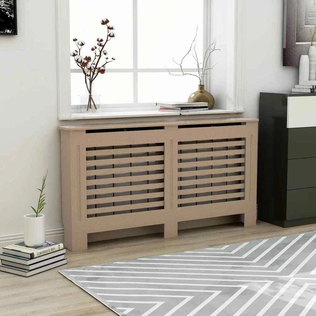 Vidaxl Copertura per Radiatore 152x19x81 cm in MDF