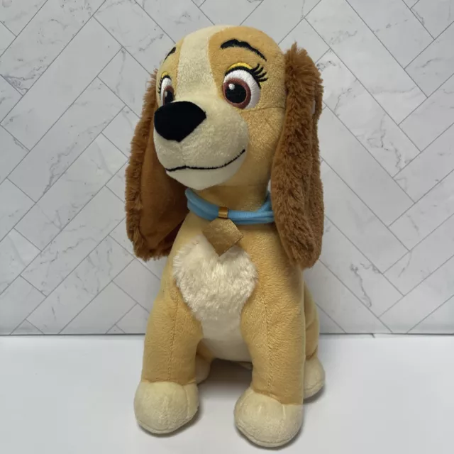 Disney Lady & The Tramp Movie  Lady Plush Collectible Stuffed Animal Dog Toy 12"