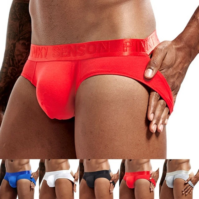 MENS SEXY UNDERWEAR Bulge Pouch Jock Strap Boxer Briefs Thong Jockstrap