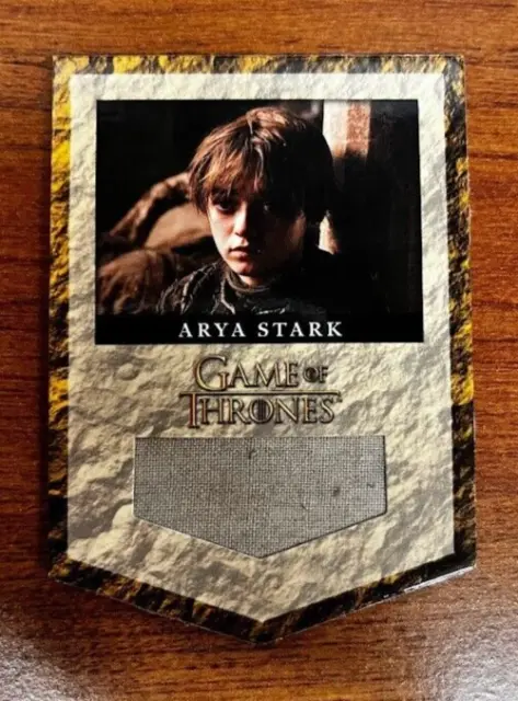 Arya Stark GAME OF THRONES Season 2 Banner Relic Card House RS5 /375