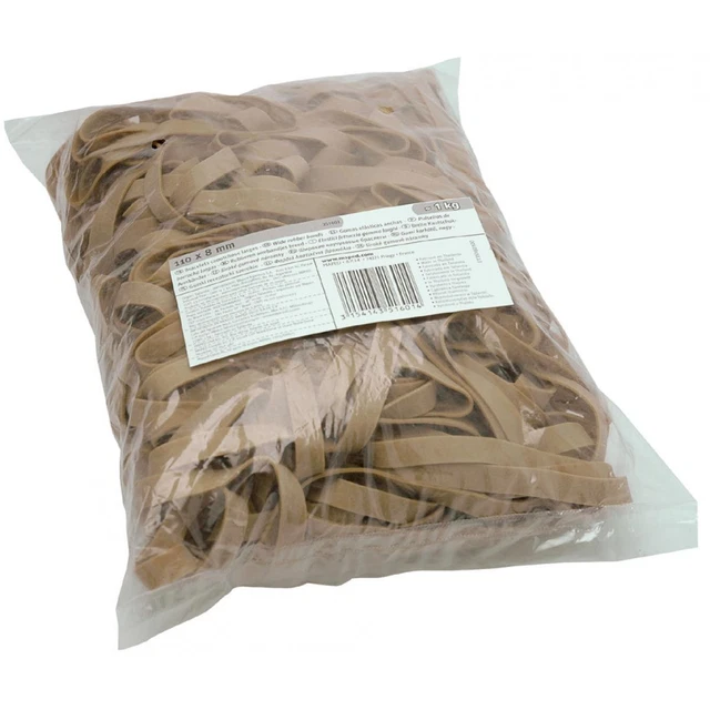 Gummibänder, natur, 90 x 6 mm, Großpackung Maped 351501 (3154143515017)