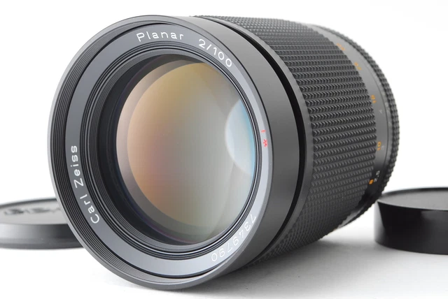 [Mint] Contax Carl Zeiss Planaren T 100mm F/2 Objektiv C/Y Berg Mmj aus Japan #