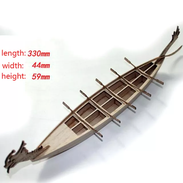 CHINESE DRAGON BOAT Wooden simulation ancient ship assembly model Kits ...