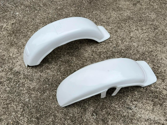 Front White Cover Leg Shield Guard Cowling Fairing Honda Chaly CF50 CF70