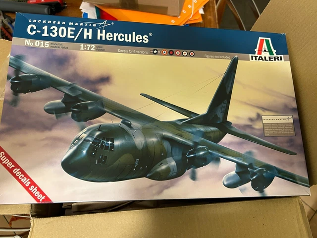 Maquette Lockheed C-130H Hercules. Décalques pour : RAF , USAF , Ital... 1/72