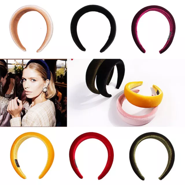 Elastic Cloth Hair Hoop Solid Headband Multicolor Fashion Hair Ties Accessories。