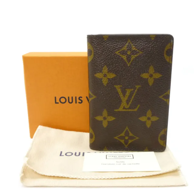 Louis Vuitton M62218 Monogram Pocket Organizer Card Holder Kim Jones Mint  Used