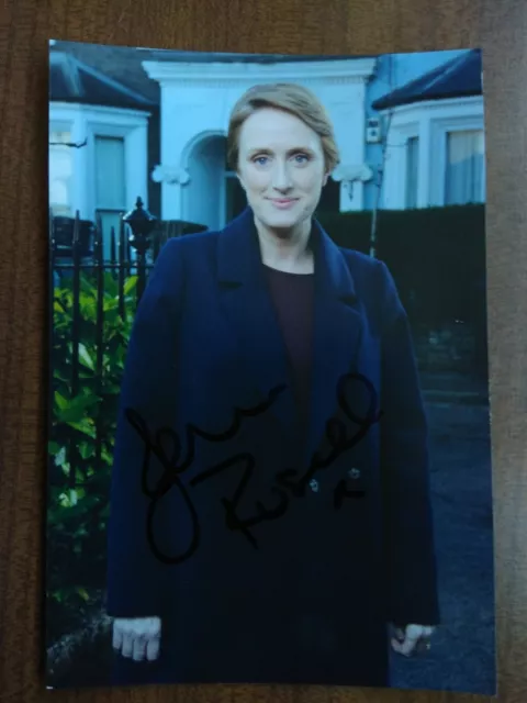 JENNA RUSSELL *Michelle Fowler* EASTENDERS HAND SIGNED AUTOGRAPH FAN CAST PHOTO