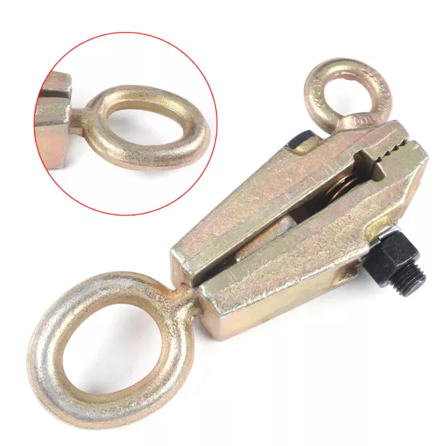 2-WAY Auto Body Repair Pull Clamp Fixture Frame Back Self-Tightening Grip 5 Ton