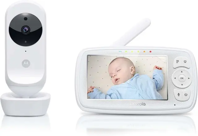 MOTOROLA EASE44CONNECT Video Baby Monitor with Lullabies  & Cable 2