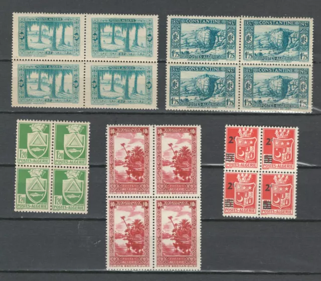 Algeria French Colonies Historical Sites & Views Mnh X4 Stamps  Lot (Alger 636)