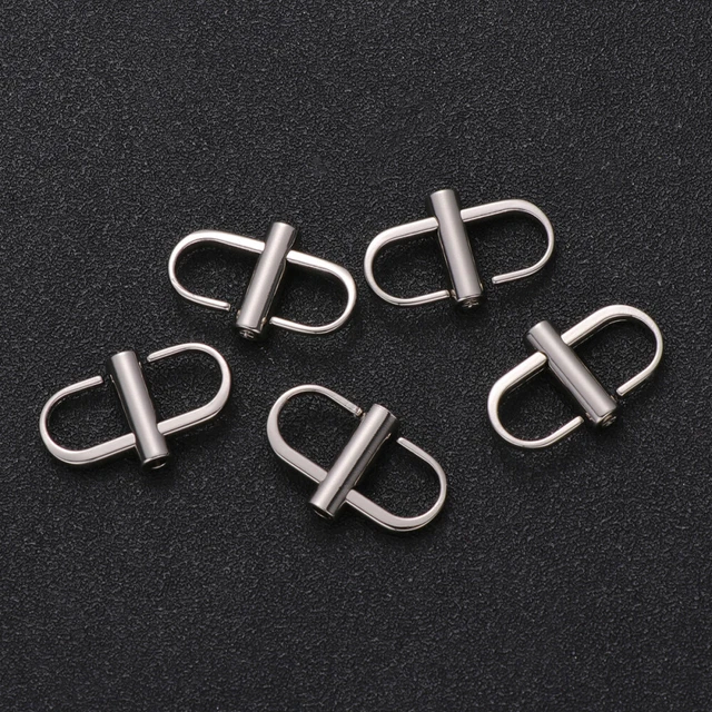 5 pièces boucle en métal chaîne sangle de réglage boucles de fixation
