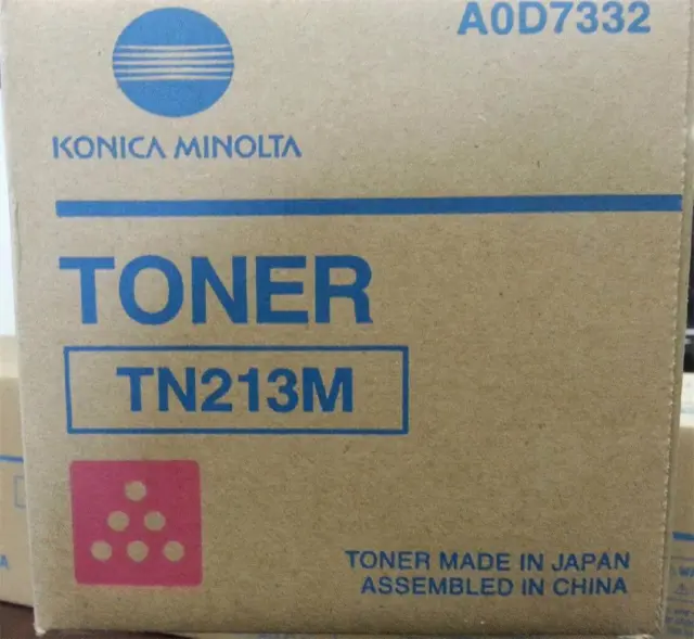 Konica Minolta Bizhub C203,C253 Magenta Toner TN213M (A0D7332) OCE CS173 / CS163