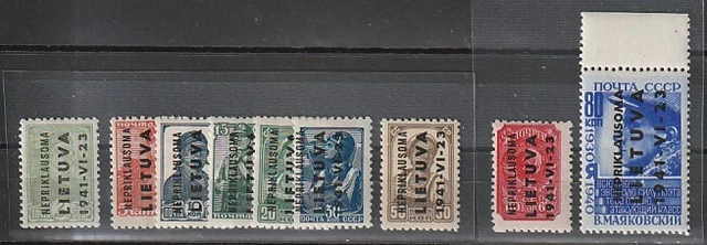 Dt. Bes. 2. WK: Litauen Landesausgabe, postfrisch (MNH), geprüft