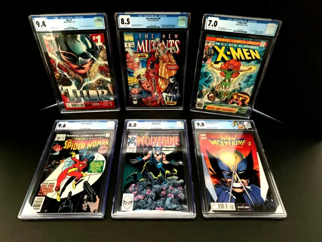Prime Comic Book Lot Marvel Only, CGC and Raw (See Description)