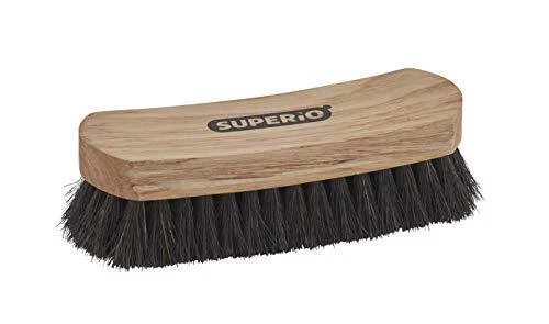 Shoe Brush, Premium Genuine Brush for Cleaning Shoes, Soft Horse Ha...