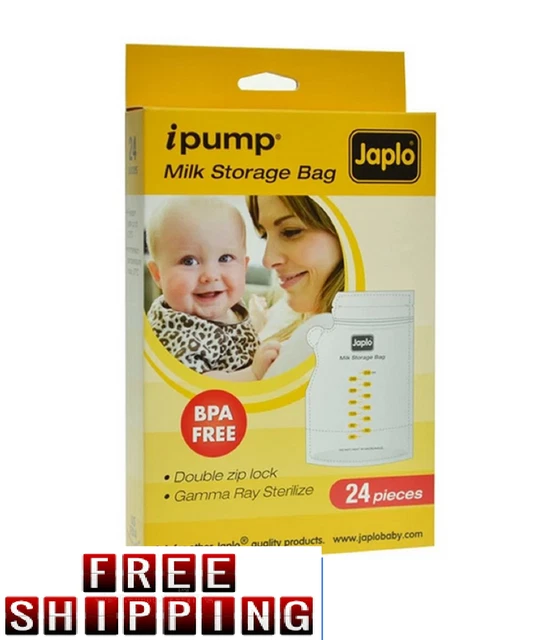 Bolsa de almacenamiento de leche Japlo I-Pump, 24 piezas, adecuada para el...