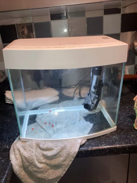 Panoramic aquarium 14 L fish are fun tank