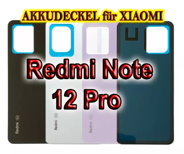 Akkudeckel für Xiaomi Redmi Note 12 Pro 5G Rückseite Backcover Abdeckung Gehäuse