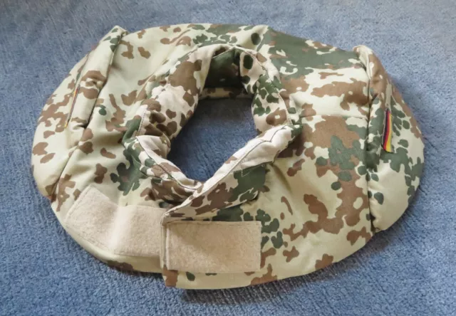 Bundeswehr, original Hals- Schulterschutz zur Schutzweste, tropentarn, neu