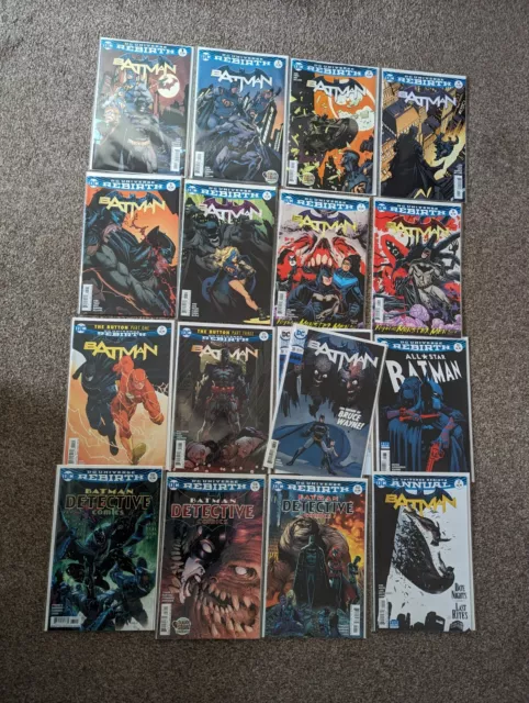 17x Batman DC Rebirth Comics Job Lot Bundle 1 2 3 4 5 6 7 8 Detective