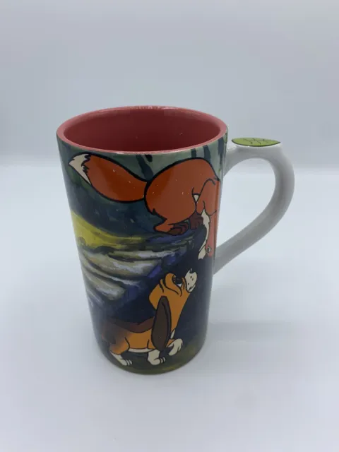 Disney Store Fox & The Hound Tod & Copper Ceramic Mug Cup Friends