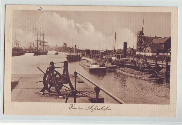 Emden  Aussenhafen    Segelschiffe    Bahnhof Ostfriesland