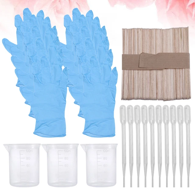 73 Pcs Kristall Beschichtung Set Silikon Handwerk Tasse Epoxy Mischen Stick