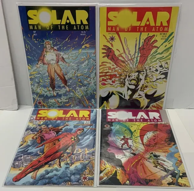 Solar Man of the Atom #1-4 1st Series Valiant 1991 VF/NM